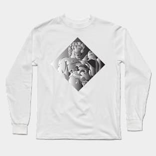 Michelangelo's David Chrome Long Sleeve T-Shirt